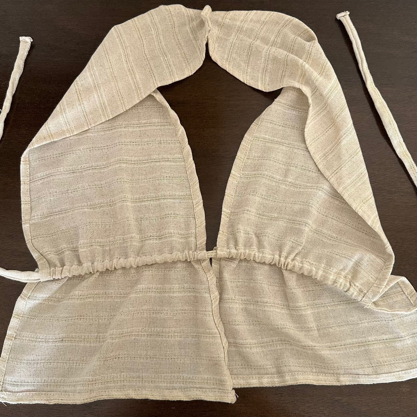 ISLA HALTER TOP DE LINO